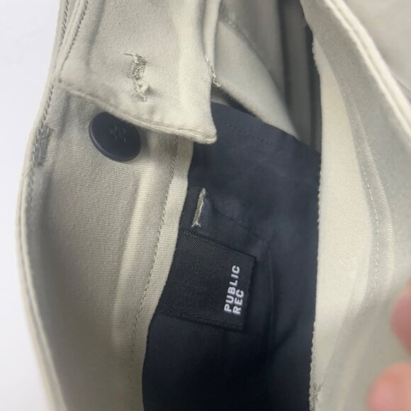 Public Rec Pants Womens 28x28 tan All Day crop Straight Leg Golf Performance - Picture 6 of 12